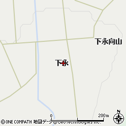 宮城県刈田郡蔵王町円田下永周辺の地図