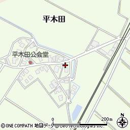 新潟県胎内市平木田1214周辺の地図