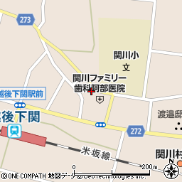 新潟県岩船郡関川村下関880周辺の地図