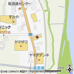 日産プリンス山形販売長井店周辺の地図