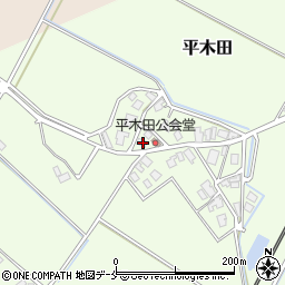 新潟県胎内市平木田439周辺の地図