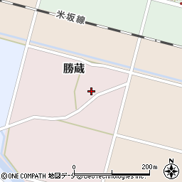 新潟県岩船郡関川村勝蔵17周辺の地図
