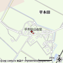新潟県胎内市平木田438周辺の地図