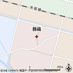 新潟県岩船郡関川村勝蔵22周辺の地図