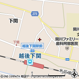 新潟県岩船郡関川村下関12周辺の地図