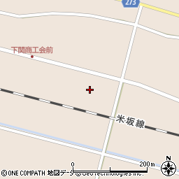 新潟県岩船郡関川村下関117周辺の地図