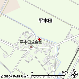 新潟県胎内市平木田1182周辺の地図