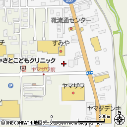 幸楽苑長井店周辺の地図