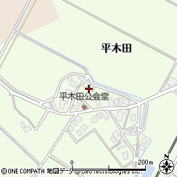 新潟県胎内市平木田436周辺の地図