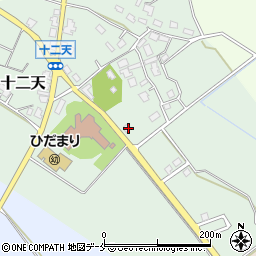 新潟県胎内市十二天239周辺の地図