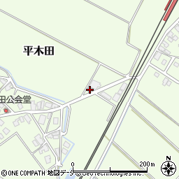 新潟県胎内市平木田1187周辺の地図