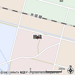 新潟県岩船郡関川村勝蔵周辺の地図