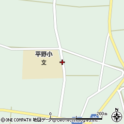 平野小学校前周辺の地図