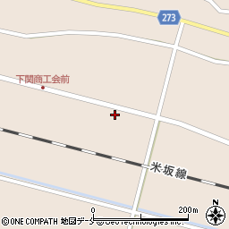 新潟県岩船郡関川村下関118周辺の地図