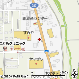 白山堂芳賀周辺の地図