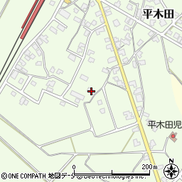新潟県胎内市平木田1554周辺の地図