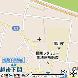新潟県岩船郡関川村下関634周辺の地図