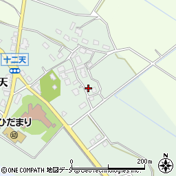 新潟県胎内市十二天360周辺の地図