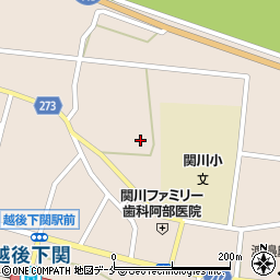 新潟県岩船郡関川村下関633周辺の地図