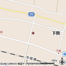 新潟県岩船郡関川村下関1425周辺の地図