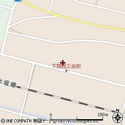 新潟県岩船郡関川村下関110周辺の地図