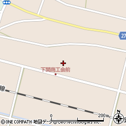 新潟県岩船郡関川村下関107周辺の地図