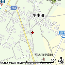 新潟県胎内市平木田1454周辺の地図