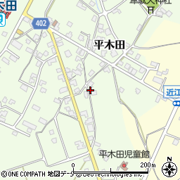 新潟県胎内市平木田1452周辺の地図