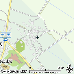 新潟県胎内市十二天294周辺の地図