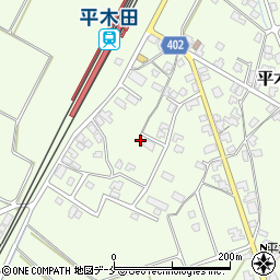 新潟県胎内市平木田1556周辺の地図
