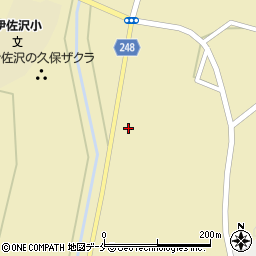 伊佐沢神社周辺の地図
