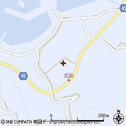 新潟県佐渡市北狄901周辺の地図