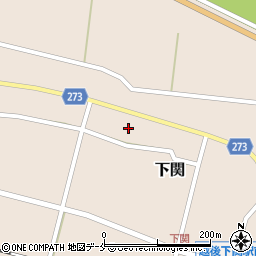 新潟県岩船郡関川村下関407周辺の地図