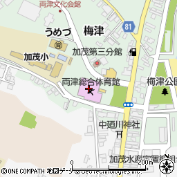 佐渡市両津総合体育館周辺の地図
