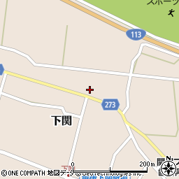 新潟県岩船郡関川村下関550周辺の地図