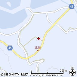 新潟県佐渡市北狄875周辺の地図