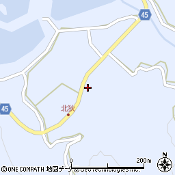 新潟県佐渡市北狄766周辺の地図