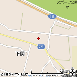 新潟県岩船郡関川村下関559周辺の地図
