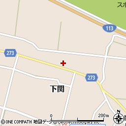 新潟県岩船郡関川村下関529周辺の地図