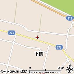 新潟県岩船郡関川村下関527周辺の地図
