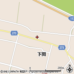 新潟県岩船郡関川村下関526周辺の地図