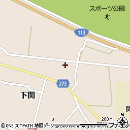 新潟県岩船郡関川村下関1332周辺の地図