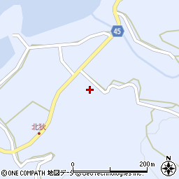 新潟県佐渡市北狄781周辺の地図