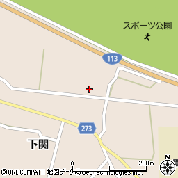 新潟県岩船郡関川村下関1331周辺の地図