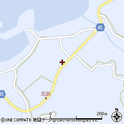 新潟県佐渡市北狄815周辺の地図