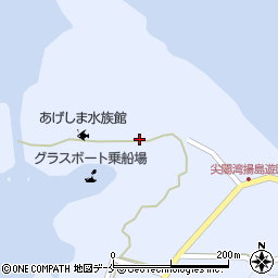 尖閣湾揚島遊園周辺の地図