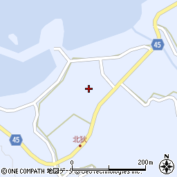 新潟県佐渡市北狄821周辺の地図