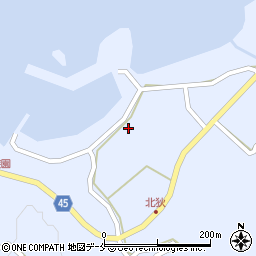 新潟県佐渡市北狄856周辺の地図