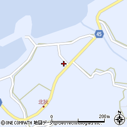 新潟県佐渡市北狄813周辺の地図