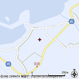 新潟県佐渡市北狄845周辺の地図